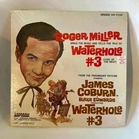 Smash Records Vinyl Record - Waterhole #3 - Roger Miller - Red - Picture 2 of 9